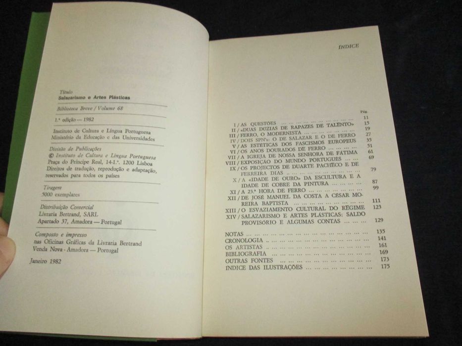Livro Salazarismo e Artes Plásticas Artur Portela