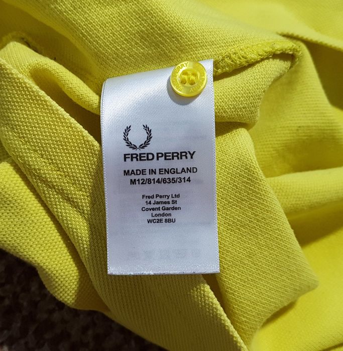 Fred Perry поло футболка made in England оригінал L 42"