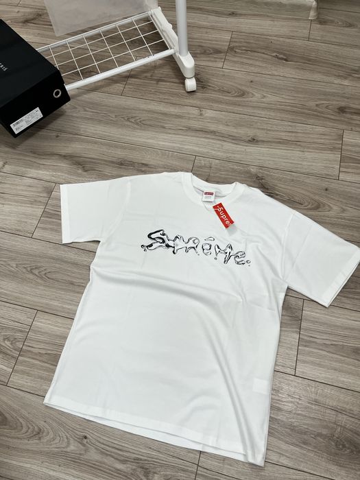 Футболка Supreme t-shirt S,M білі та чорні black,white