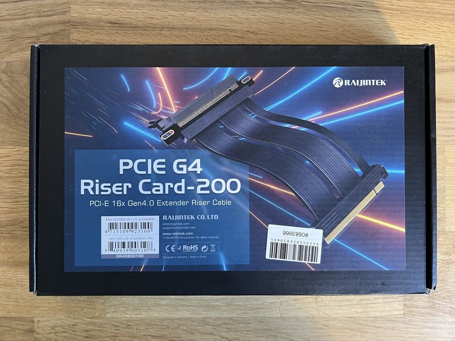 Райзер Raijintek PCI-E 4.0 X16 G4 Riser Cable 20см