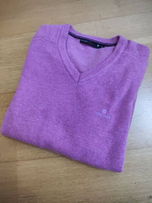 Pullover com gola em V, Mike Davis