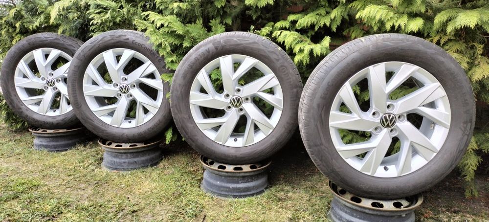 Felgi Oryginał VW Tiguan 7x18 ET43 5x112 Opony lato 235/55R18