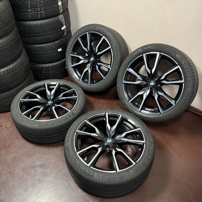 Диски BMW R22 X7 g07 X5 g05 755M стиль 275/40+315/35/22 Continental