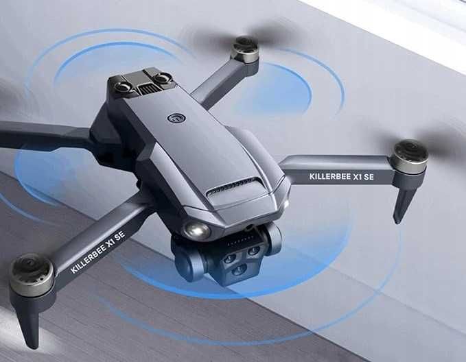 Dron Killerbee X1 z kamerą 720P, do 48 minut lotu + torba + 4x baterie