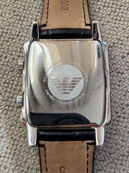 Relógio Emporio Armani dual time