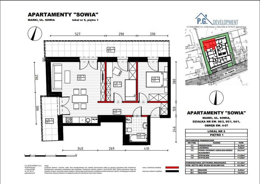 Nowe Apartamenty Sowia 9 w Markach, kameralna inwestycja - Widok 6