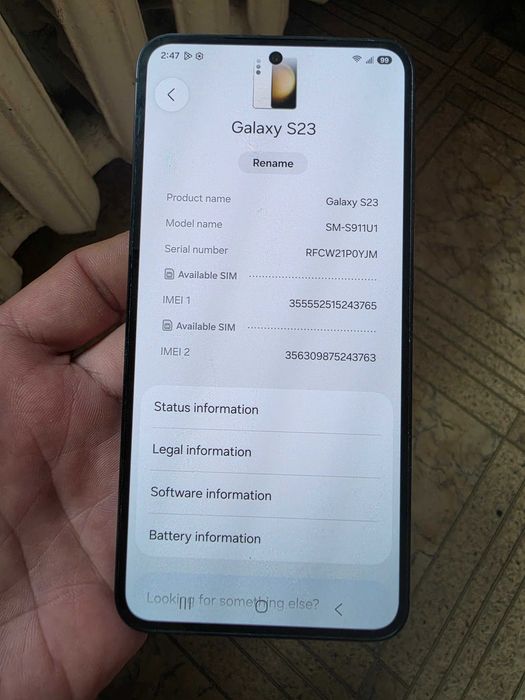 Samsung Galaxy S23 8/128gb 1sim+e-sim