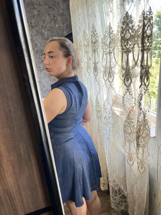 Джинова сукня на літо