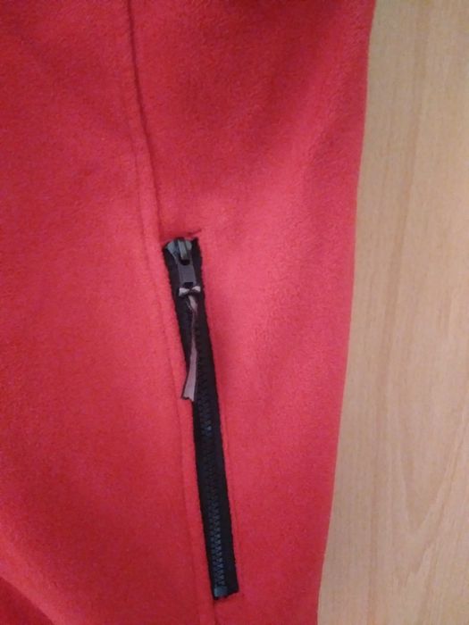 Colete XXL vermelho polar