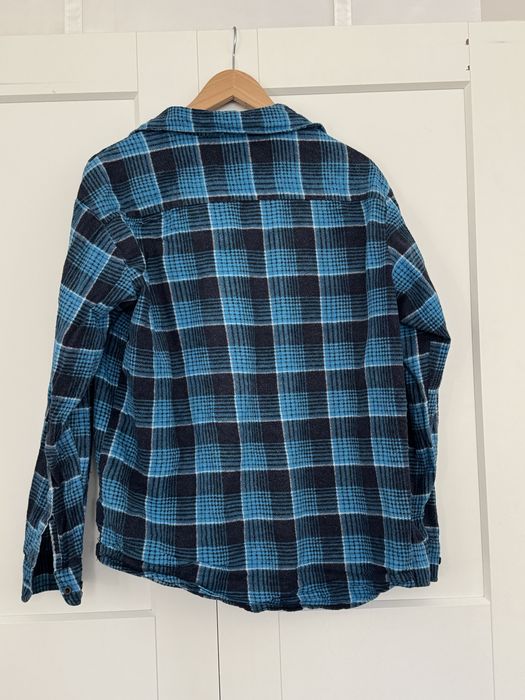 Koszula w kratę niebieska Modar L męska