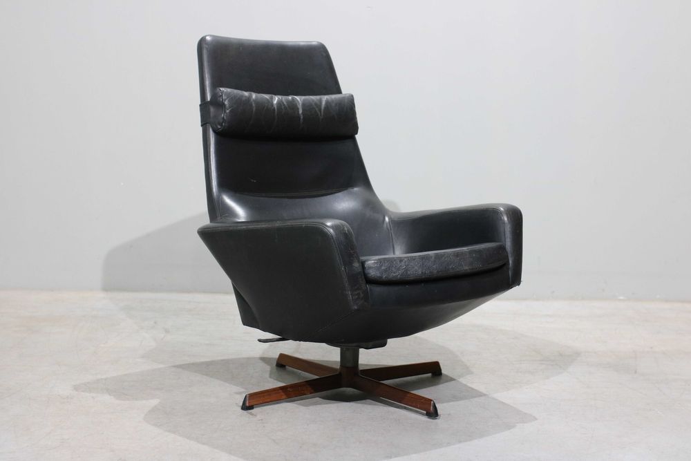 Poltrona Ib Kofod Larsen em couro | OPE Mobler