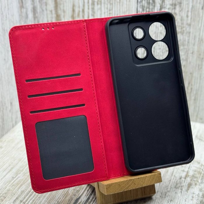 Чехол книжка Leather Book на Xiaomi Redmi Note 13 Pro 5G/ X6 Чохол