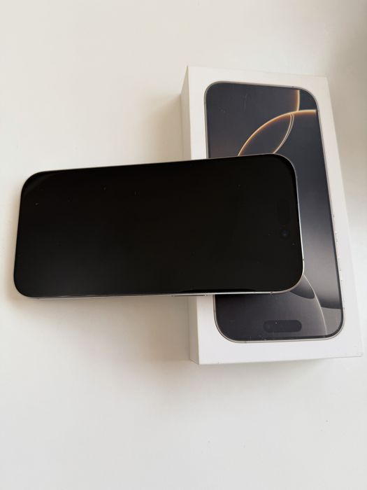 iPhone 16 Pro 128GB Natural Titanium | Pudełko | Bardzo dobry stan