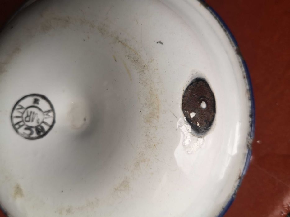 palmatória em esmalte