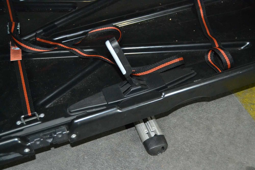 Mala de tejadilho Kamei Corvara S 475 Prata Metalizada