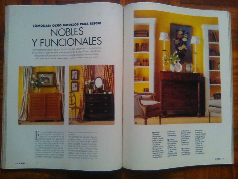 Revistas de Decoração, Arrumação, Ideias criativas