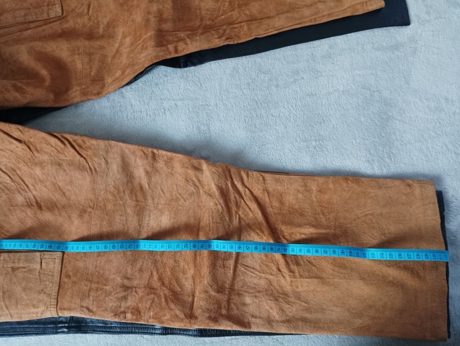 Мужская кожаная куртка брюки