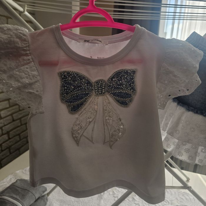 Sprzedam zestaw  Mała Mi spódniczka I bluzka 110/116