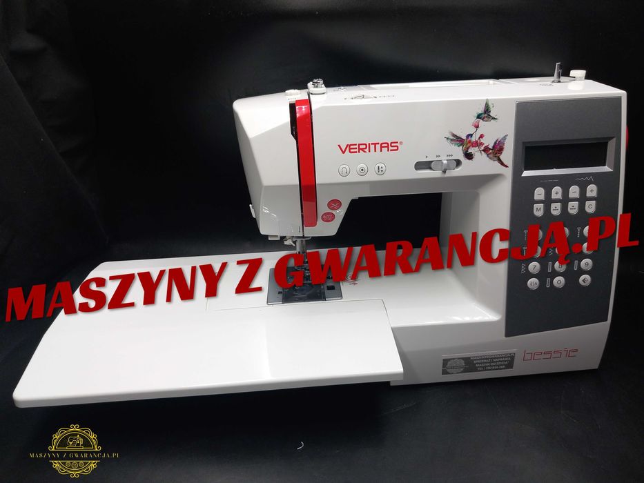 Maszyna do szycia Veritas 200 ściegów Hafty litery skóra jeans jersej