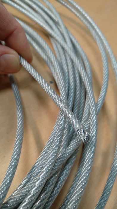 linka stalowa 3-4mm powlekana PCW