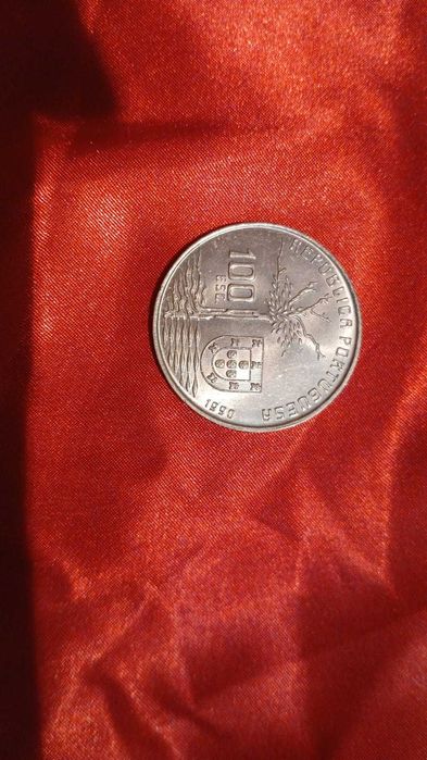 Moeda de 100 Escudos  Camilo Castelo Branco de 1825 a 1890