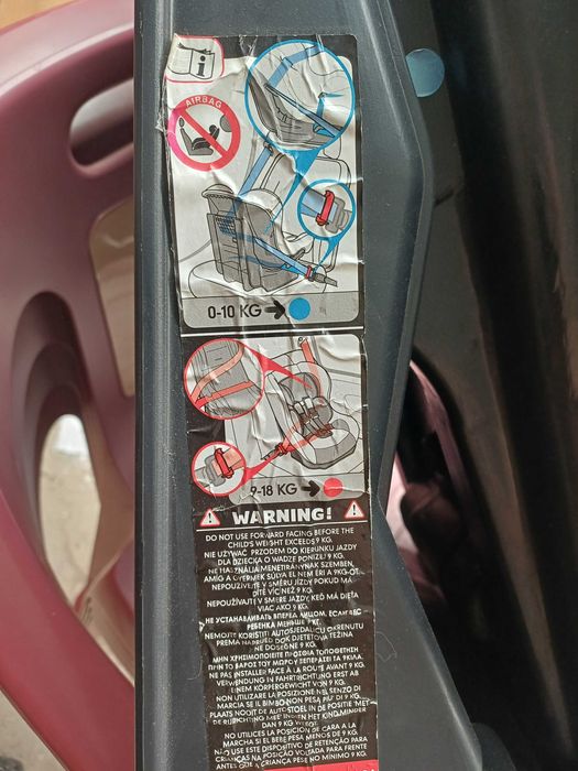 Cadeira auto Cigo preta para criança