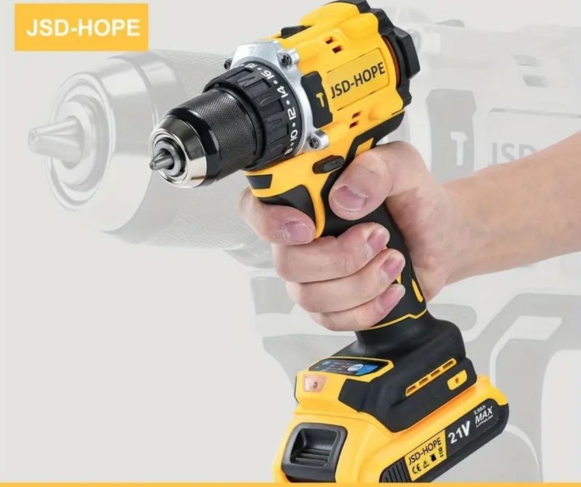 Бесщеточный аккумуляторный шуруповёрт