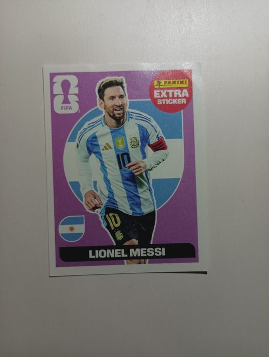 Cromo Extra Lionel Messi Roxo Mundial 2026