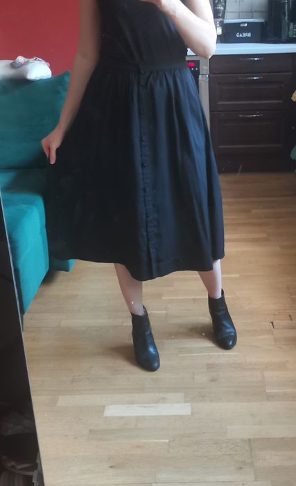 Spódnica maxi midi elegancka L