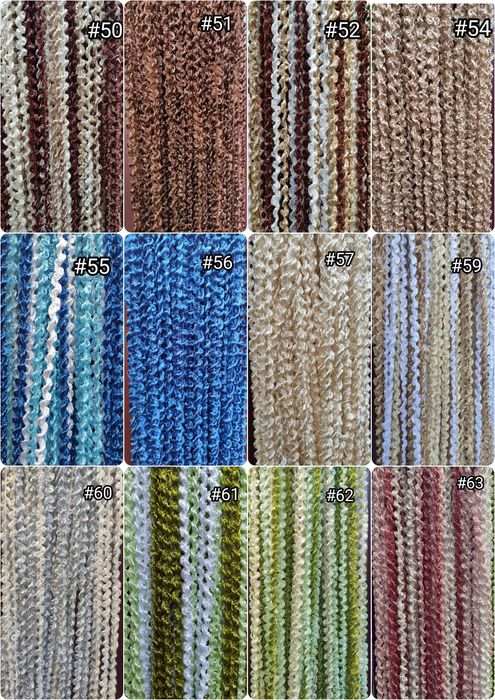 Топ спирали кисея, штори нитки тюль, шторы нити шнурки прямые гардины