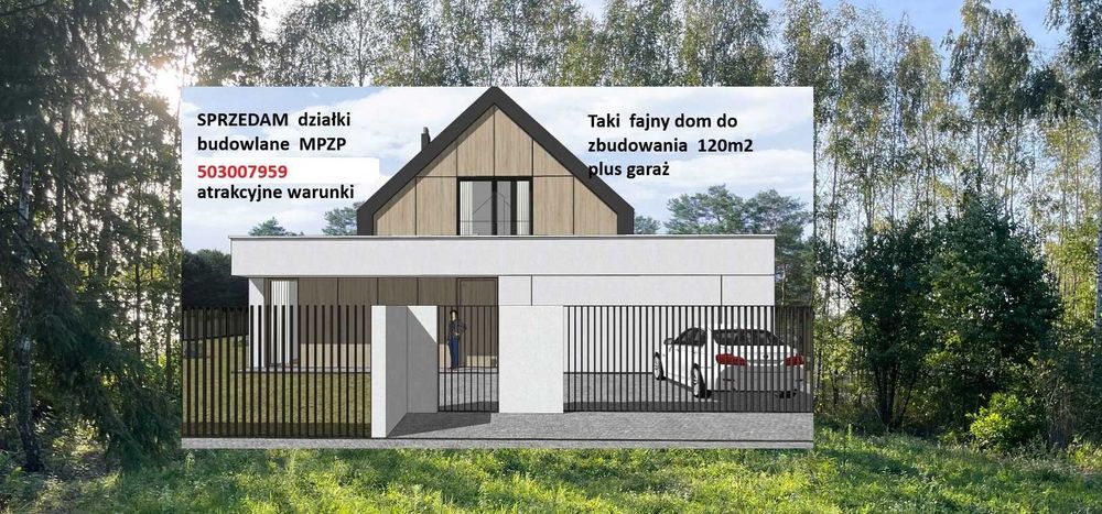 Działki budowlane w Łodzi ul. Gościniec 45 C D / 1005 m² ;1250 m²; plus możliwość powiększenia o duży ogród  wszystko w jednym kompleksie  " DZWOŃ " - View 2