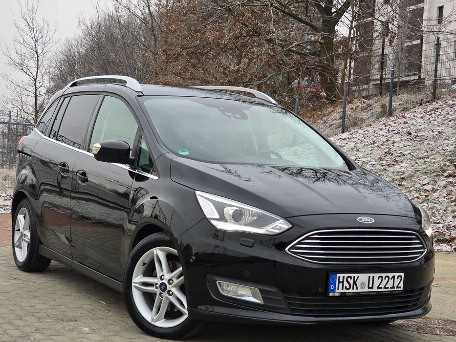 Ford Grand C-MAX 2.0 150KM *Xenon*LED*Navi*Kamera*Blis*Tylko 148tyś*Serwis*Iwł*Piękny