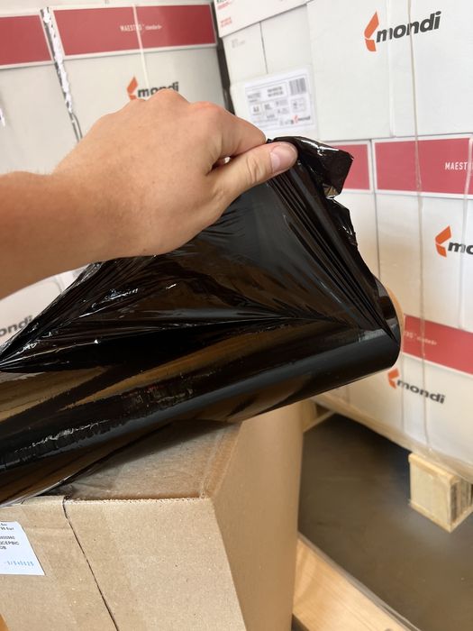 Стрейч плівка чорна первинна