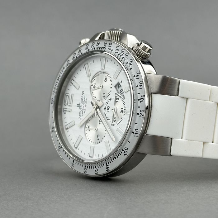 Zegarek vintage Jacques Lemans – męski naręczny | chronograf