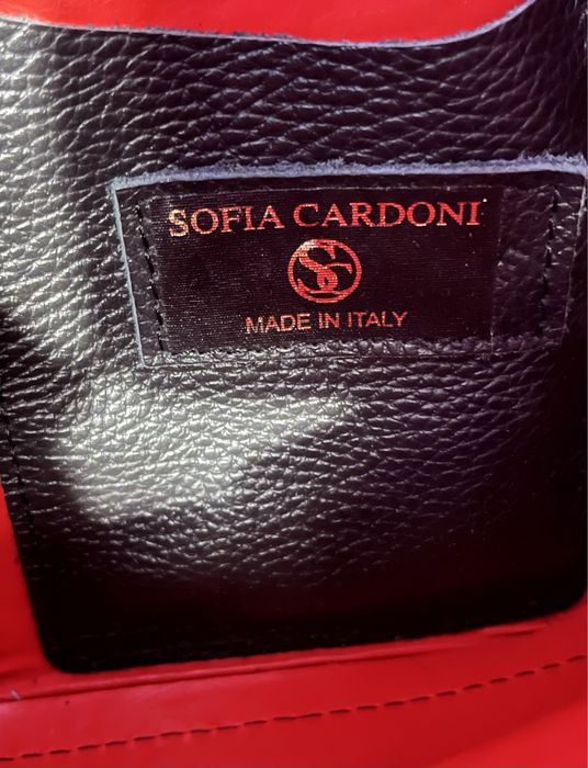 Сумочка SOFIA CARDONI/оригинал ,н.кожа,новая.