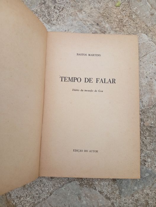 Livro Tempo de Falar — Diário da Invasão de Goa
