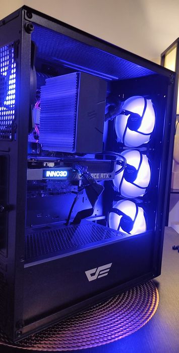 Komputer stacjonarny gamingowy NOWA obudowa/ do nauki i pracy RTX3060