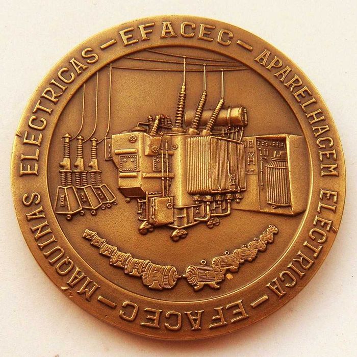 Medalha de Bronze Máquinas Eléctricas Efacec 1963 por TOPÁZIO