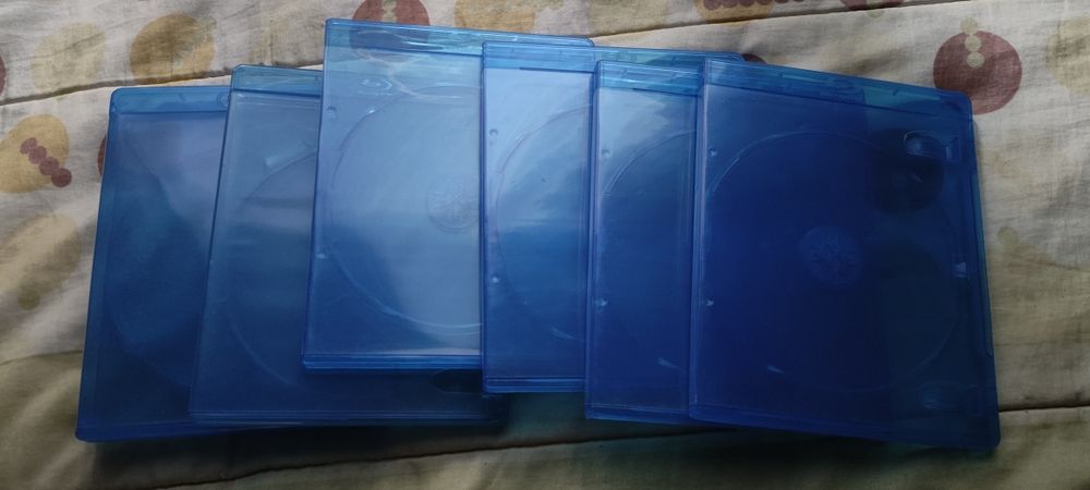 6 caixas Blu-ray