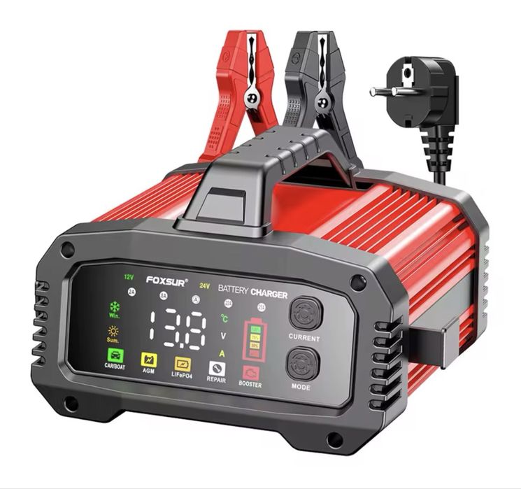 Зарядное устройство импульсное мощное 25а 12в/24в  Бустер