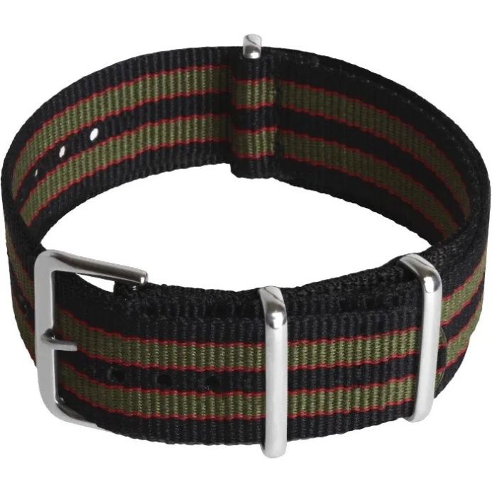 Bracelete Nato Nylon James Bond 18mm 20mm 22mm 24mm