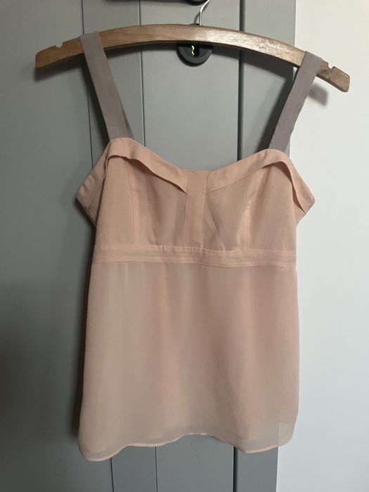 Bluzka na szelkach brzoskwiniowa chmurka Gap XS