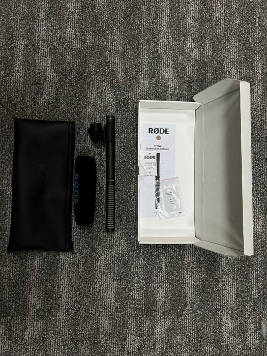 Микрофон пушка Rode NTG 2 +кабель XLR 5m. Идеал, полный комплект