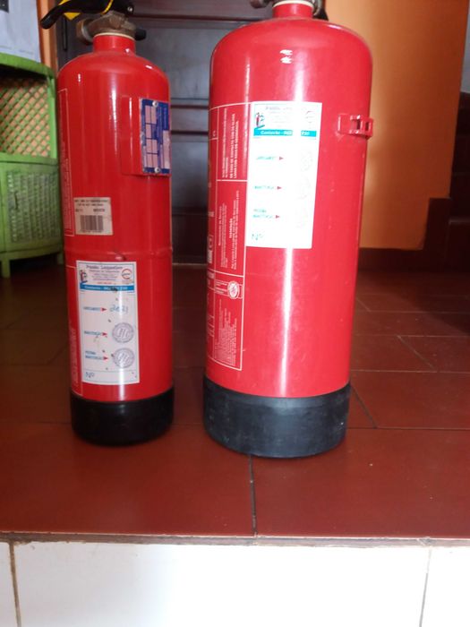 Extintores castiçais interior e exterior