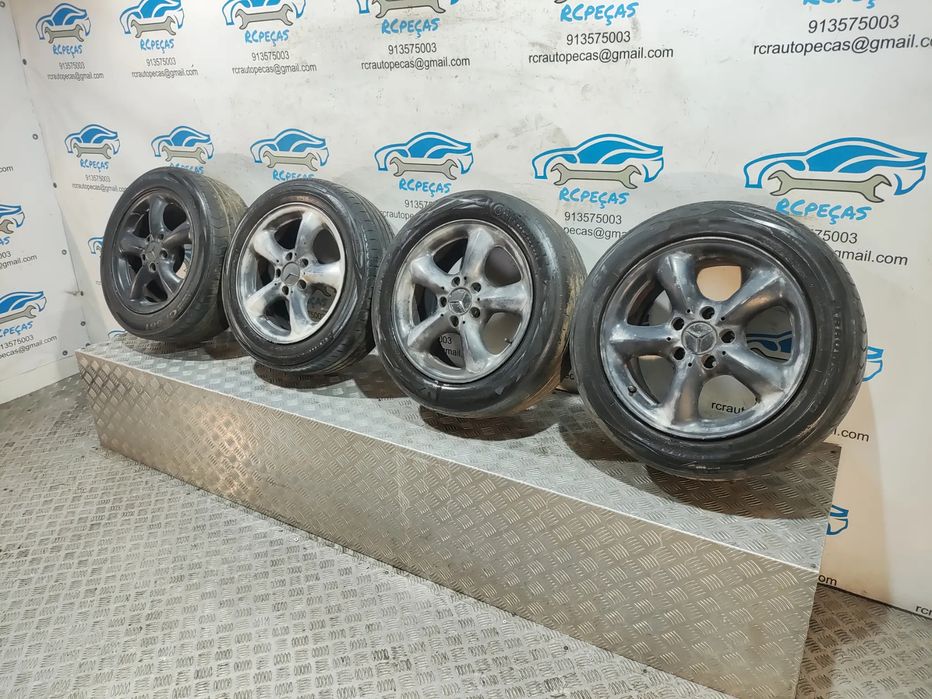 Conjunto Jantes 16 Originais Mercedes Benz SLK R170 7J 8J ET37 ET30
