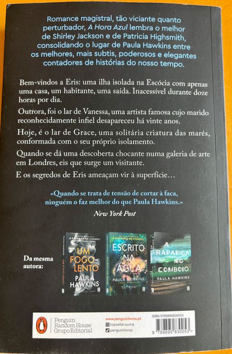 Livro “A Hora Azul” - Paula Hawkins