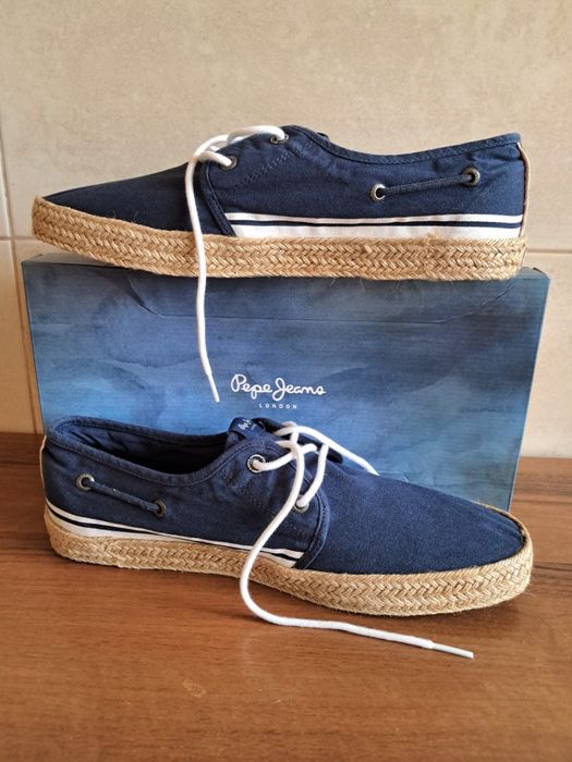 Еспадрильї, мокасини Pepe Jeans London 45 розмір.