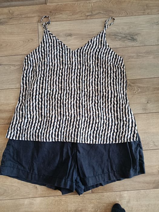 Damskie lniane spodenki H&M L