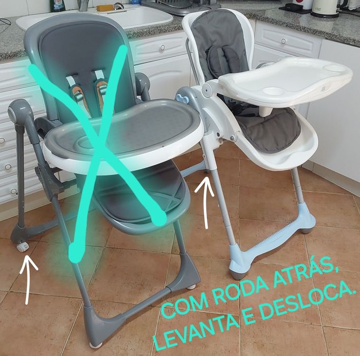 CADEIRAS REFEIÇÃO PARA BEBÉ.Casa,Cozinha,Sala,Quarto,Campismo,Viagens.