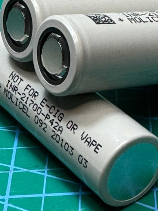 Акумулятори Molicell 21700 P42A 4200 mAh нові